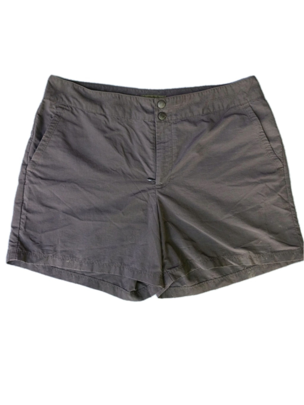 Eddie Bauer EB Sport Nylon Athletic Shorts Black Size 12 Dockside